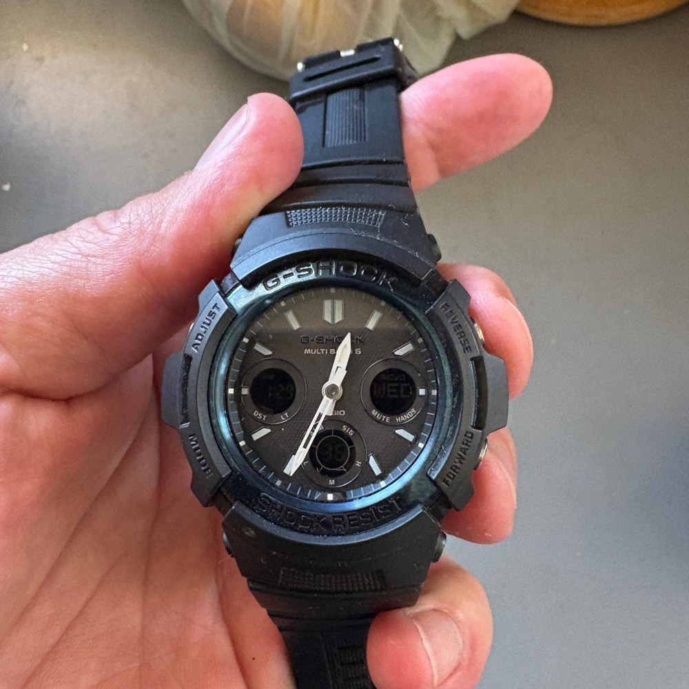 Casio G-Shock Black solar powered Watch